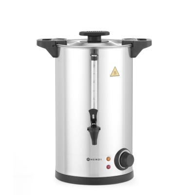 Jednoplášťový kotel na teplé nápoje, HENDI, ≈ 65 šálků za 40 minut., 10L, 230V/1500W, 340x315x(H)430mm | 211137